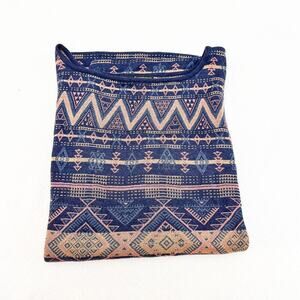 Peruvian Connection Guatemalan Huipil Folkloric Short Sleeve Top Size L MINT